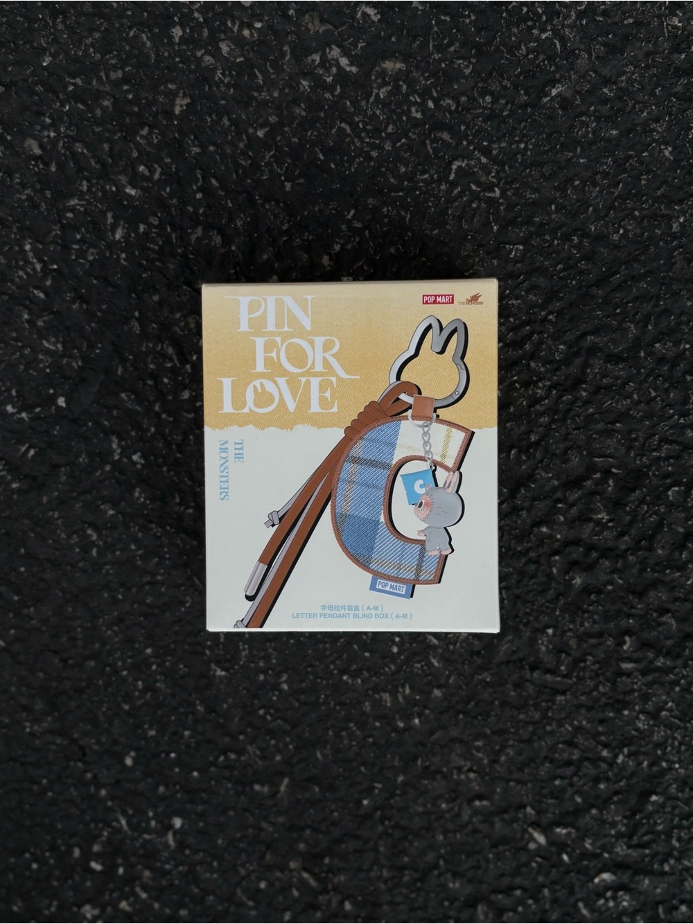 THE MONSTERS Labubu Pin for Love Series- Letter Pendant New In Box Unopened USA